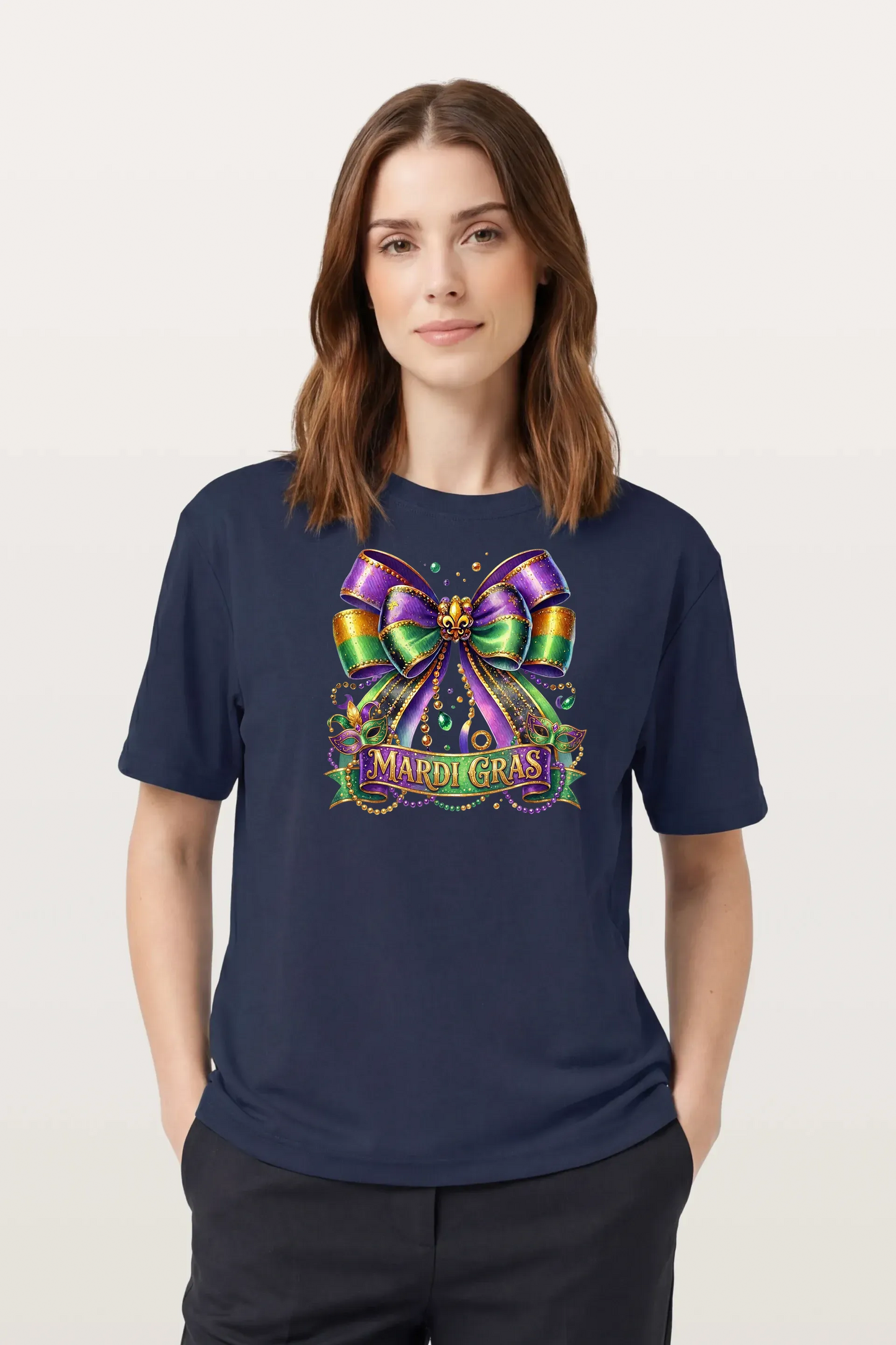 Mardi Gras Bow T-Shirts