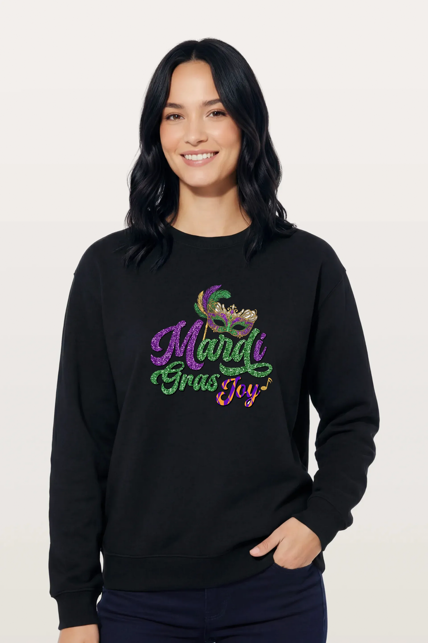 Gras Glitter Sweatshirts