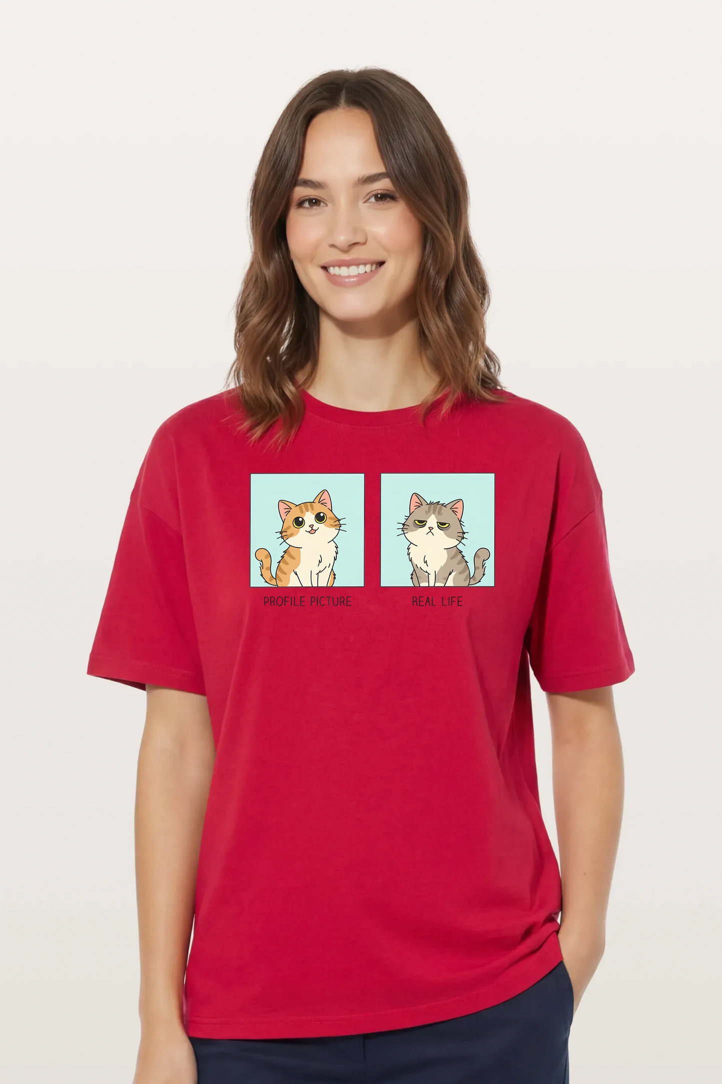 Profile vs Real T-Shirts
