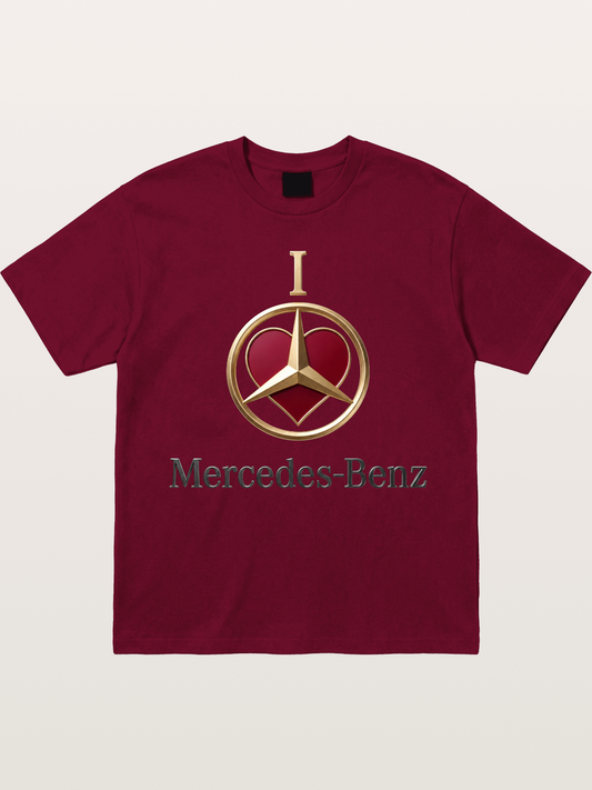 Mercedes Love Logo Art Gildan T-shirt