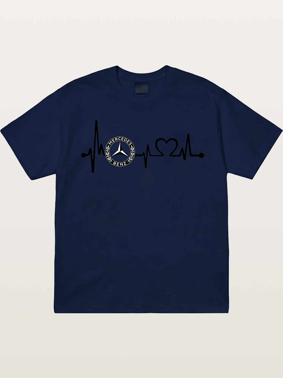 Mercedes Heartbeat Logo Art Gildan T-shirt