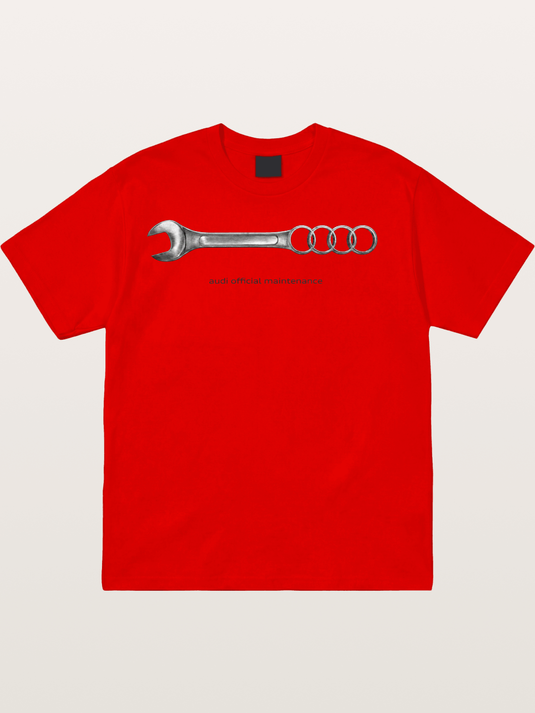Audi Maintenance Wrench Art Cotton T-shirt