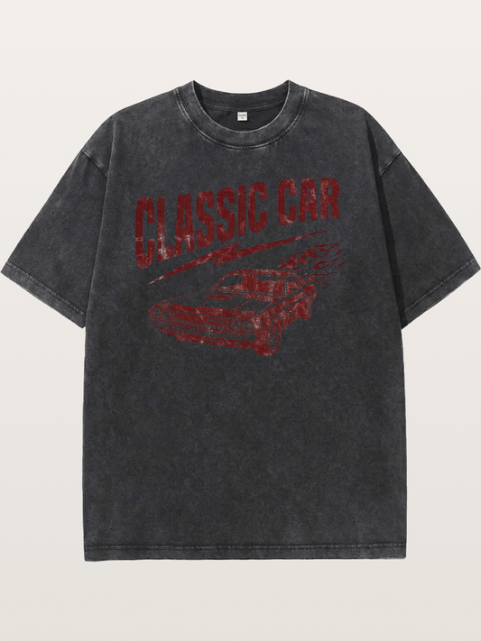 Classic Car Run Washed T-shirt