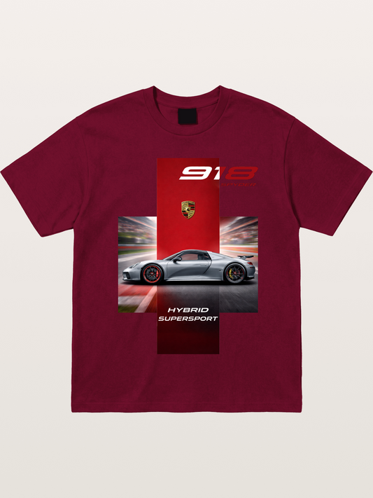 Porsche 918 Spyder Hybrid Supersport Gildan T-shirt