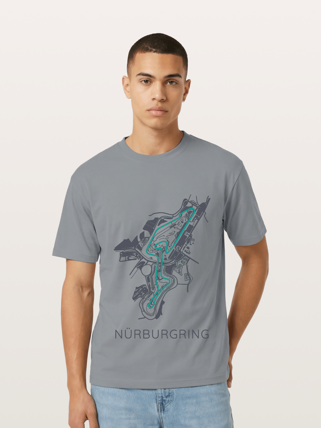 Nu?rburgring Track Diagram Gildan T-shirt
