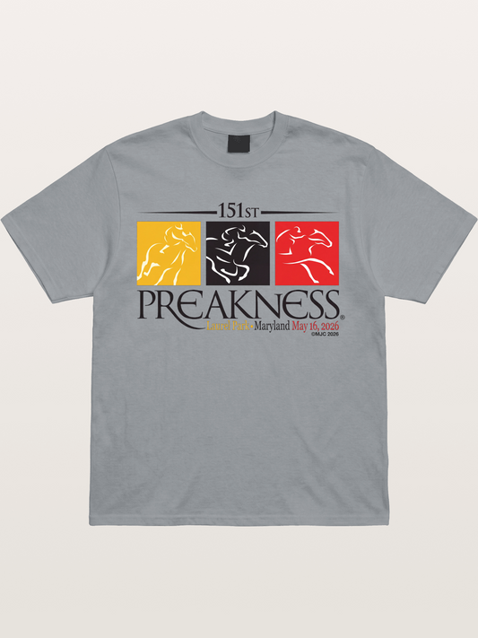 151st Preakness Race Minimal Poster Gildan T-shirt
