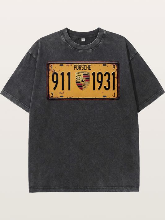 Porsche Crest Washed T-shirt