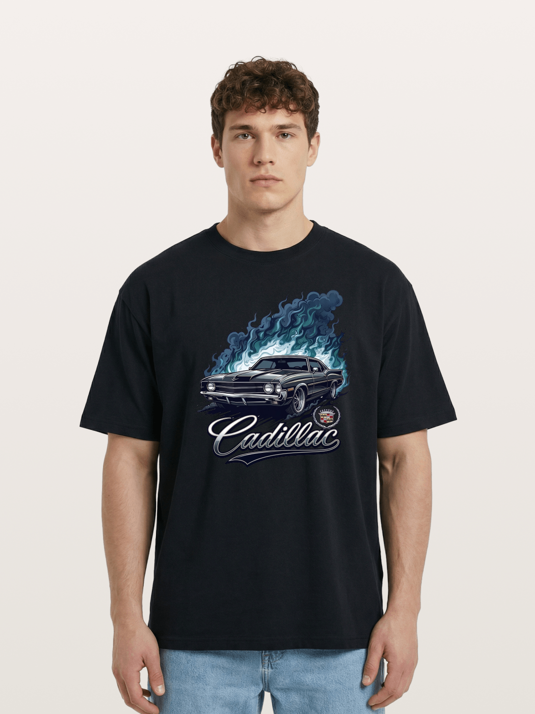 Smoke Burst Luxury Sedan Cotton T-shirt