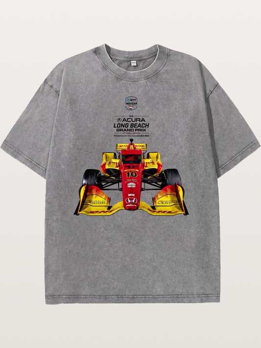 Palou #10 Long Beach Champion Washed T-shirt