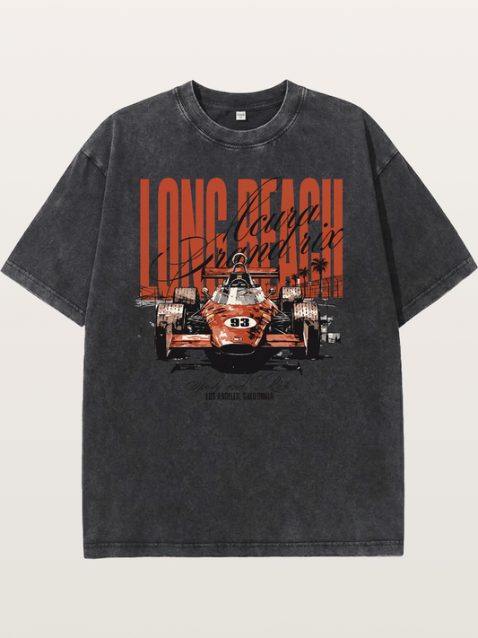 Long Beach Grand Prix Art Washed T-shirt