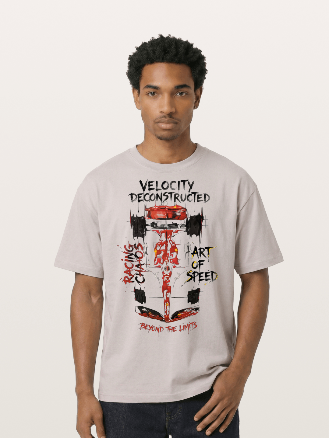Deconstructed Velocity Cotton T-shirt