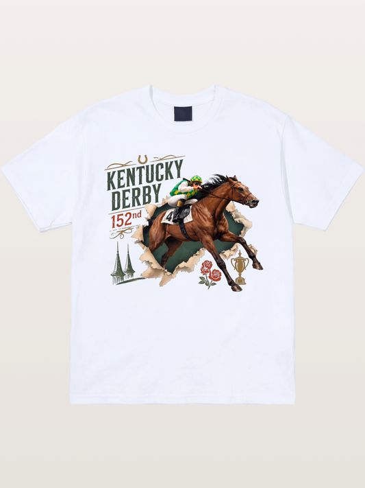 Kentucky Derby 152nd Horse & Roses Gildan T-shirt