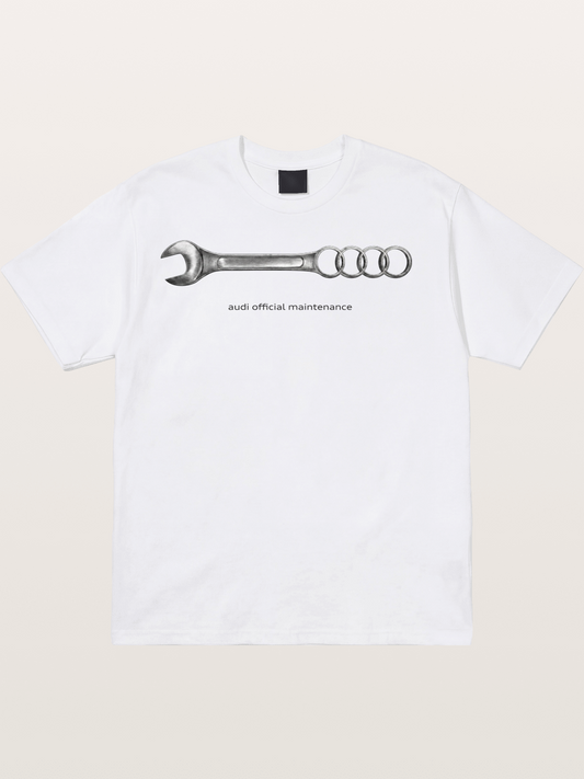 Audi Maintenance Wrench Art Cotton T-shirt