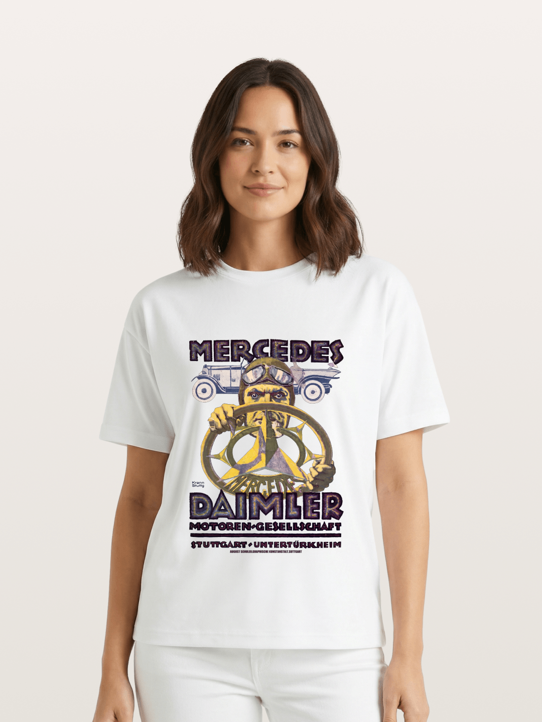 Mercedes Daimler Vintage Racing Gildan T-shirt