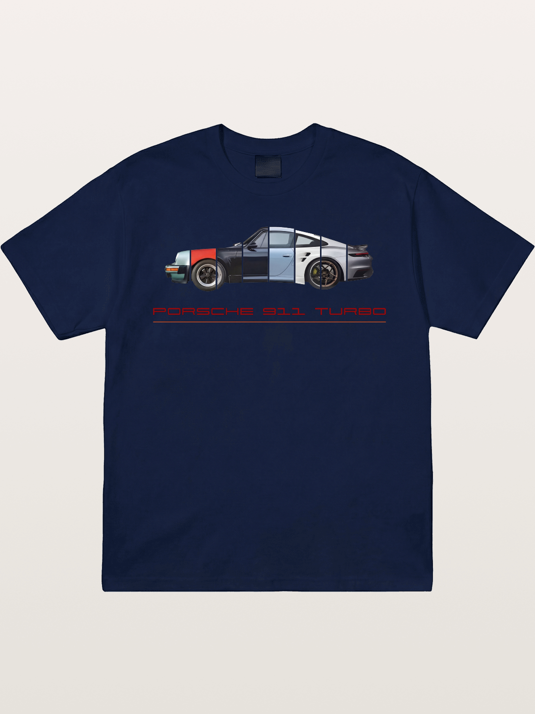 Porsche 911 Turbo Split Sections Gildan T-shirt