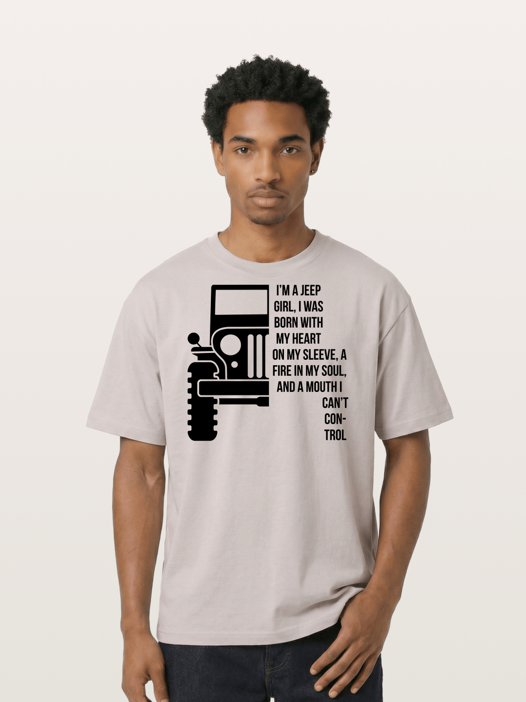 Jeep Girl Cotton T-shirt