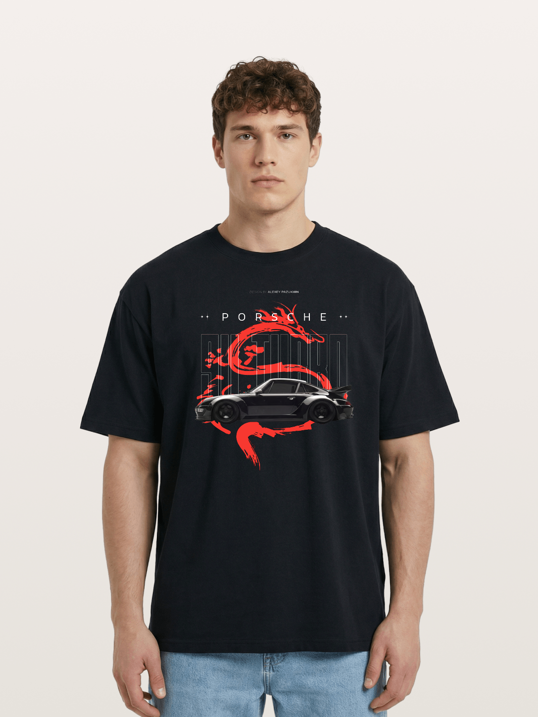 Porsche Dragon Cotton T-shirt