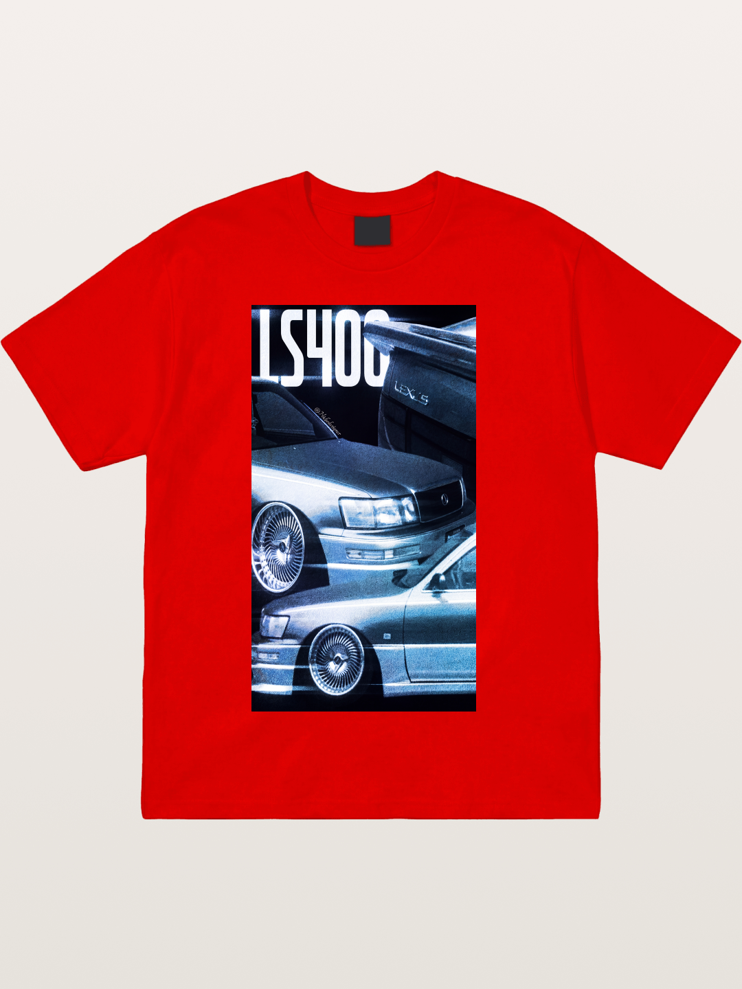 LS400 JDM Double Car Print Cotton T-shirt