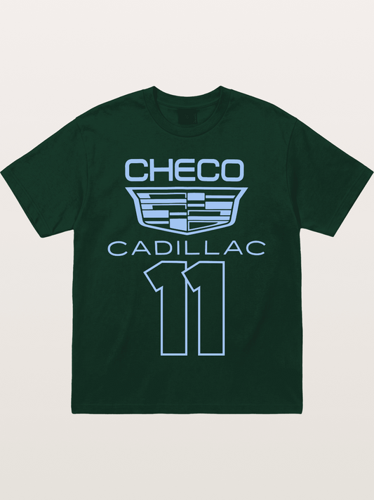 Checo Cadillac #11 Racing Emblem Gildan T-shirt