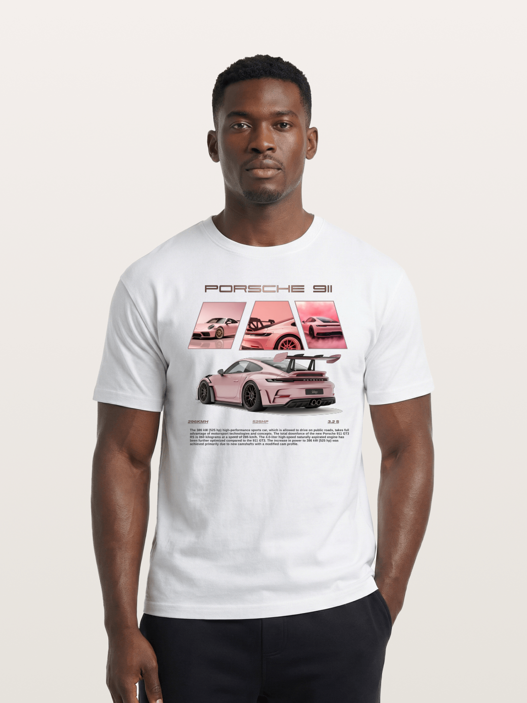 Pink Widebody Cotton T-shirt