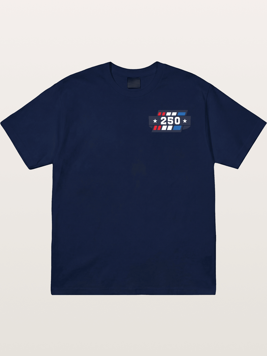 250th Anniversary Star Stripes Badge Gildan T-shirt