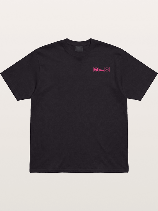 Eat Sleep Mercedes Pink Print Gildan T-shirt