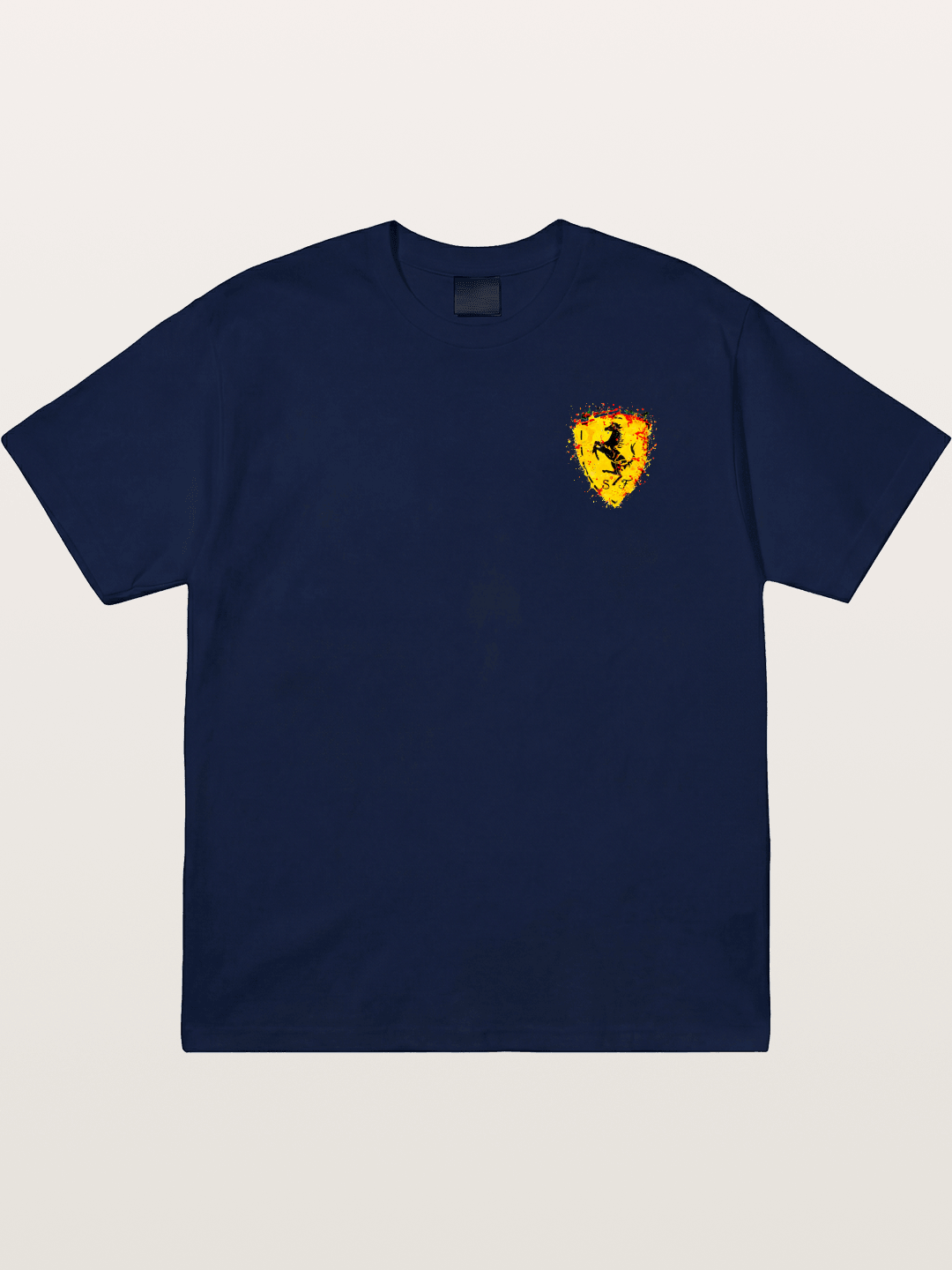 Ferrari Paint Splash Logo Gildan T-shirt