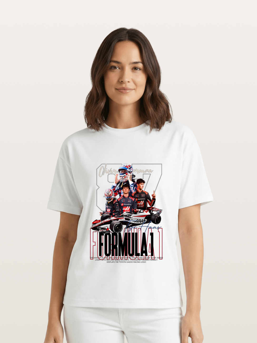 Haas F1 Bearman Gildan T-shirt