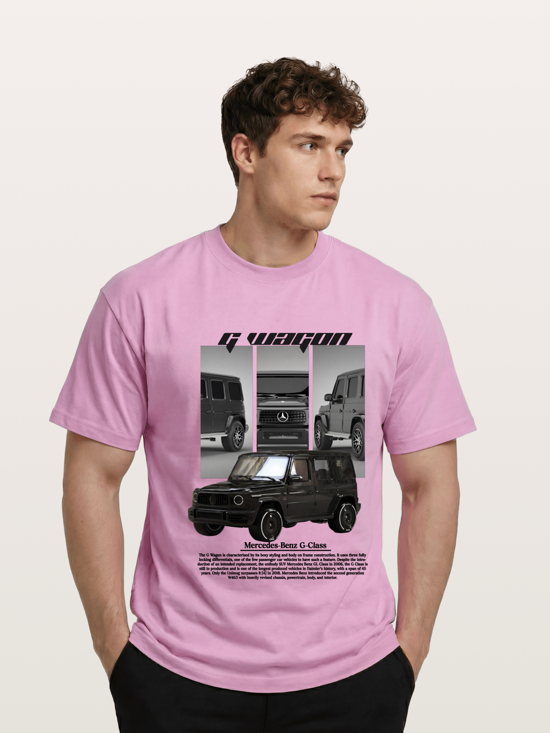 Mercedes G-Wagon Multi Angle View Gildan T-shirt
