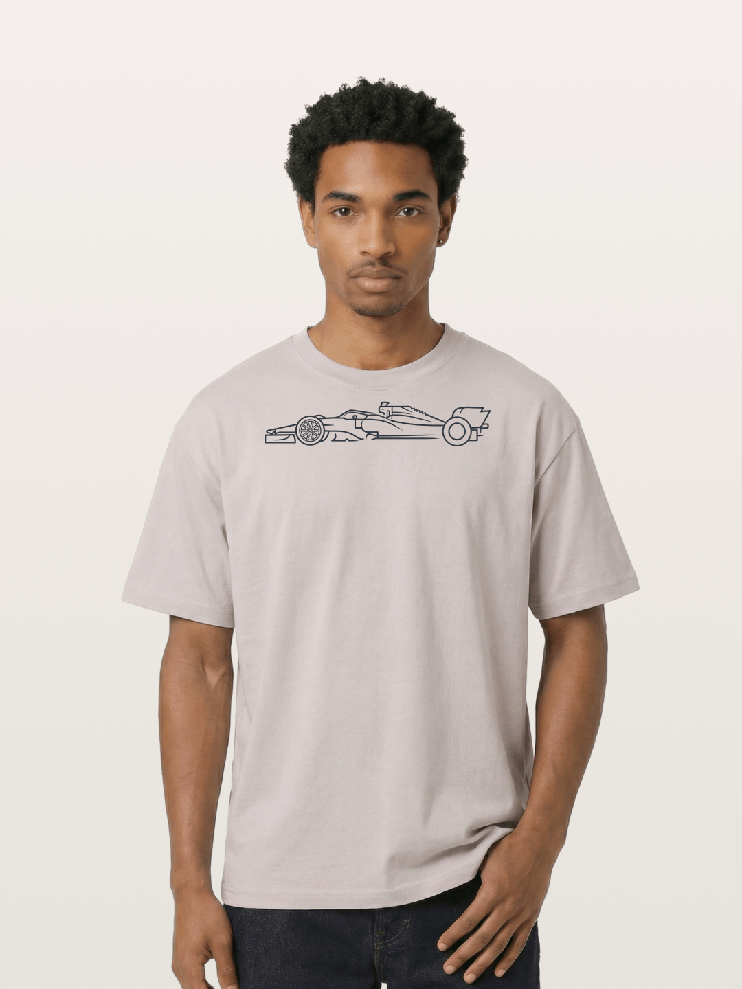 Race Outline Cotton T-shirt