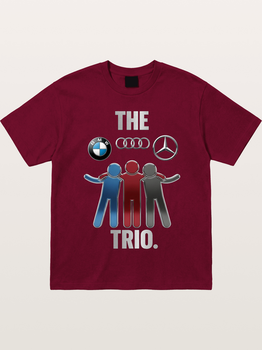 German Car Trio Friendship Print Gildan T-shirt