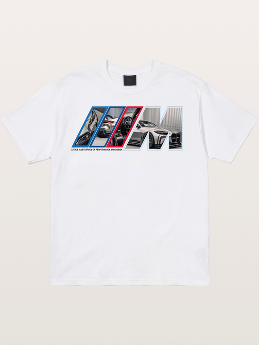 BMW Car Detail Collage Art Cotton T-shirt