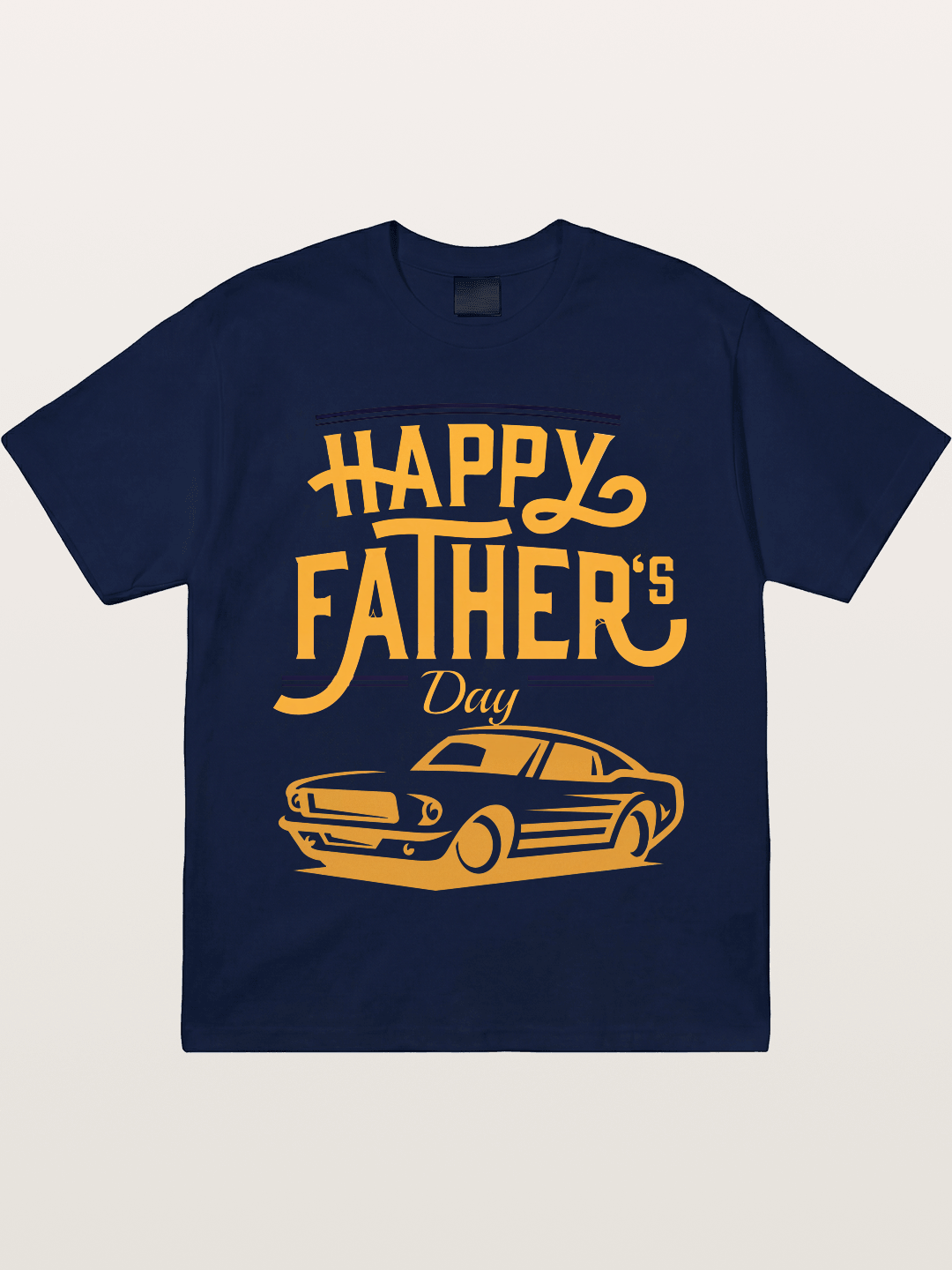 Father's Day Muscle Car Art Gildan T-shirt