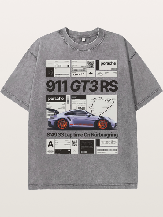 GT3 RS Poster Washed T-shirt