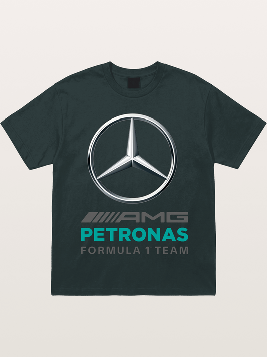 F1 Mercedes Petronas Team Logo Gildan T-shirt