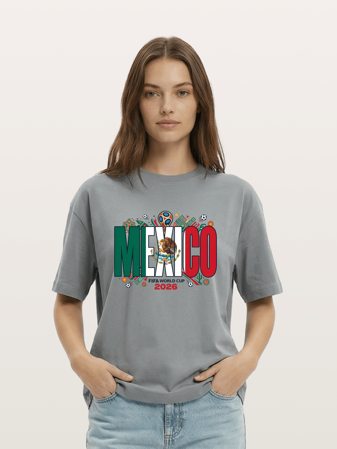 Mexico 2026 World Cup Lettering Gildan T-shirt