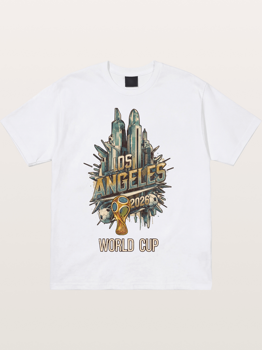 LA World Cup 2026 Emblem Cotton T-shirt