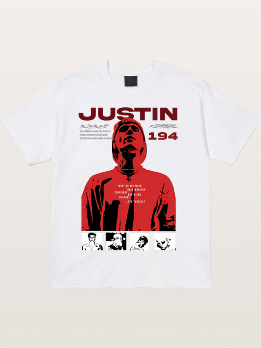 Justin 194 Retro Vibes Cotton T-shirt