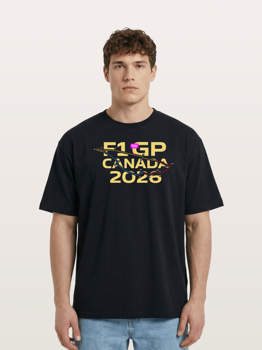 F1 Canada 2026 Track Map Cotton T-shirt
