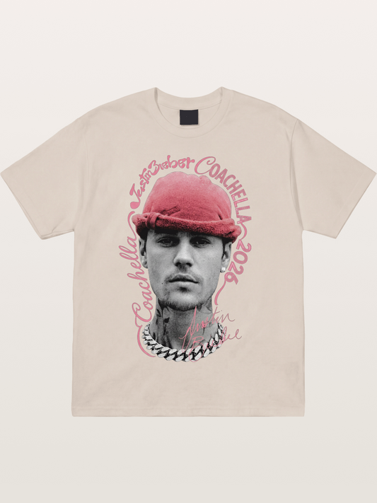 Justin Bieber Coachella 2026 Cotton T-shirt