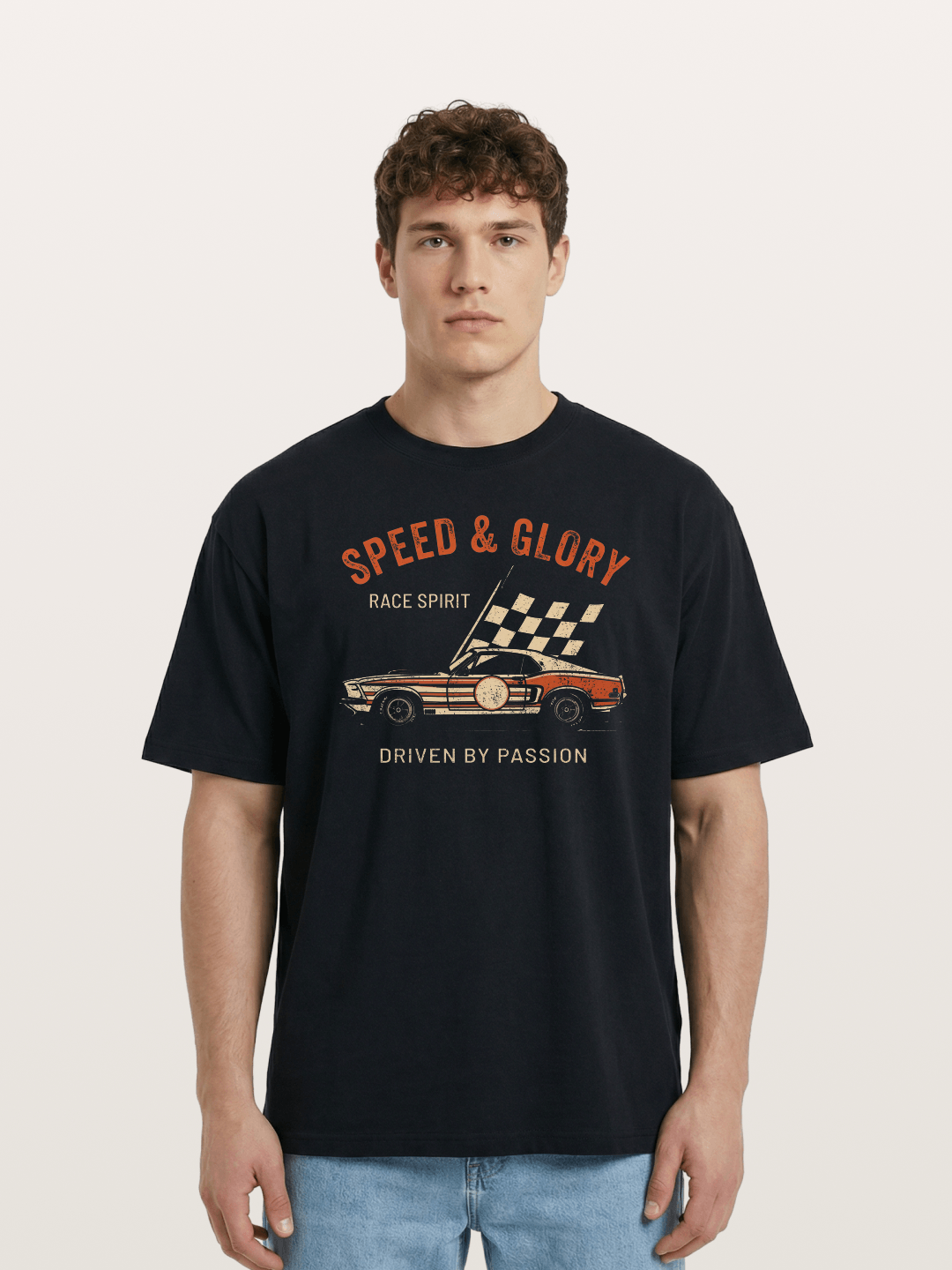 Race Spirit Cotton T-shirt