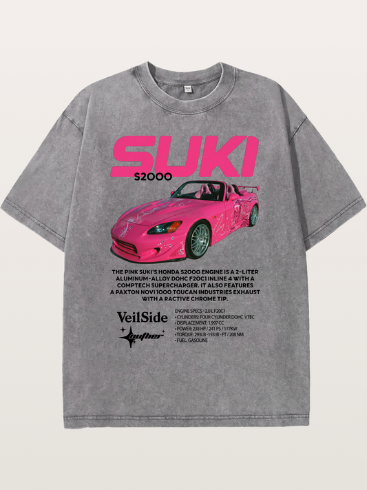 Suki's S2000 Fast & Furious Washed T-shirt