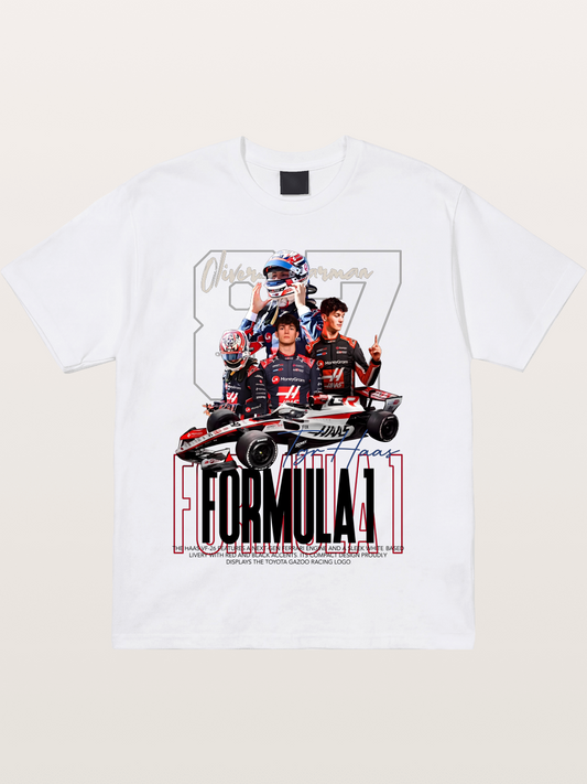 Haas F1 Bearman Cotton T-shirt