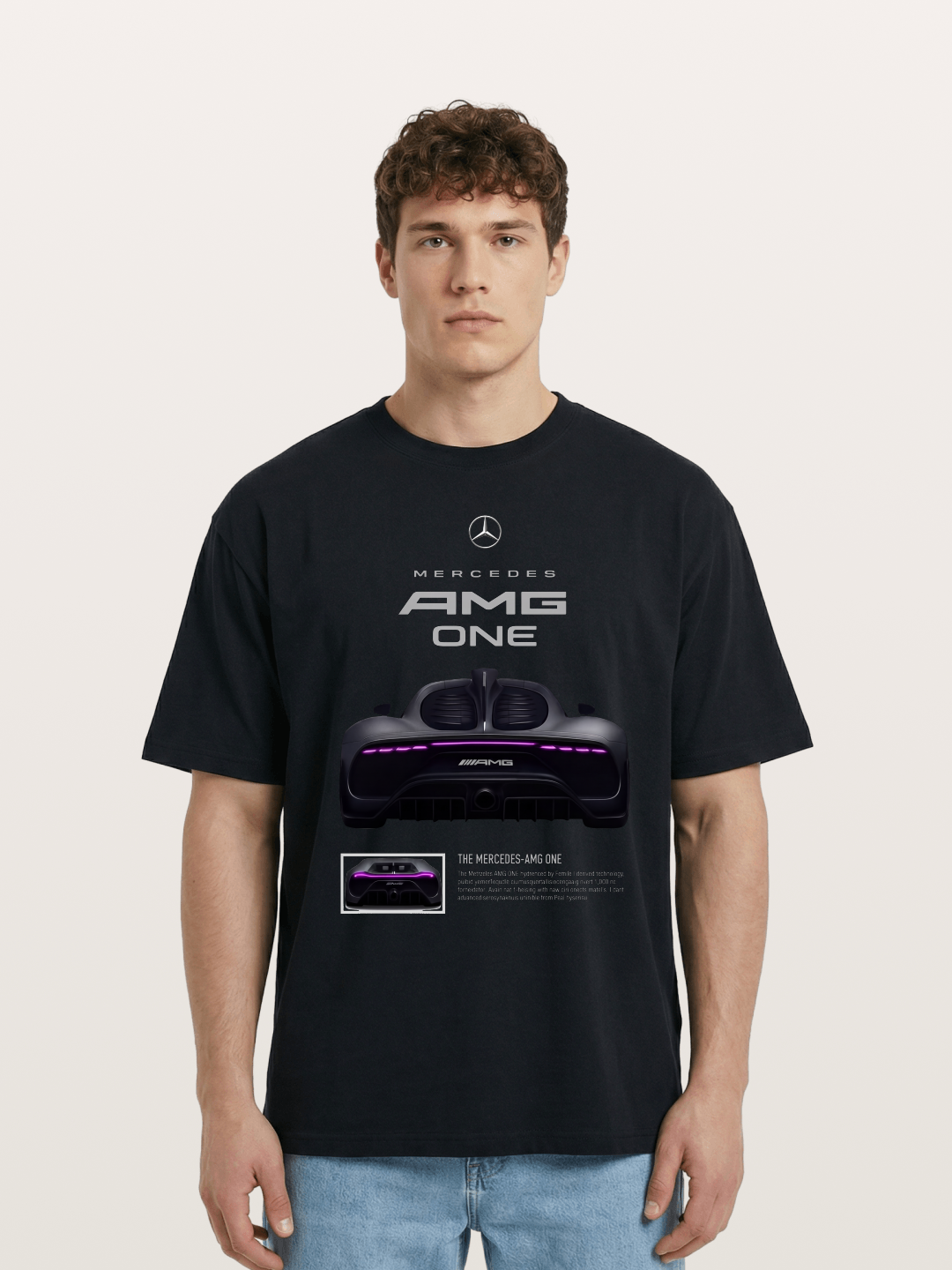 AMG One Purple Taillight Cotton T-shirt