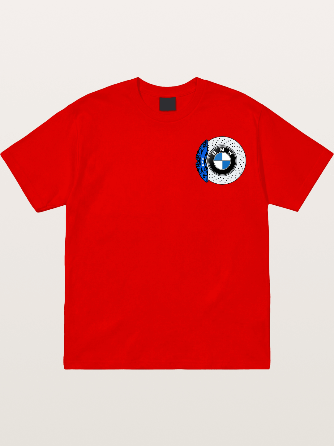 BMW Brake Caliper Logo Art Cotton T-shirt