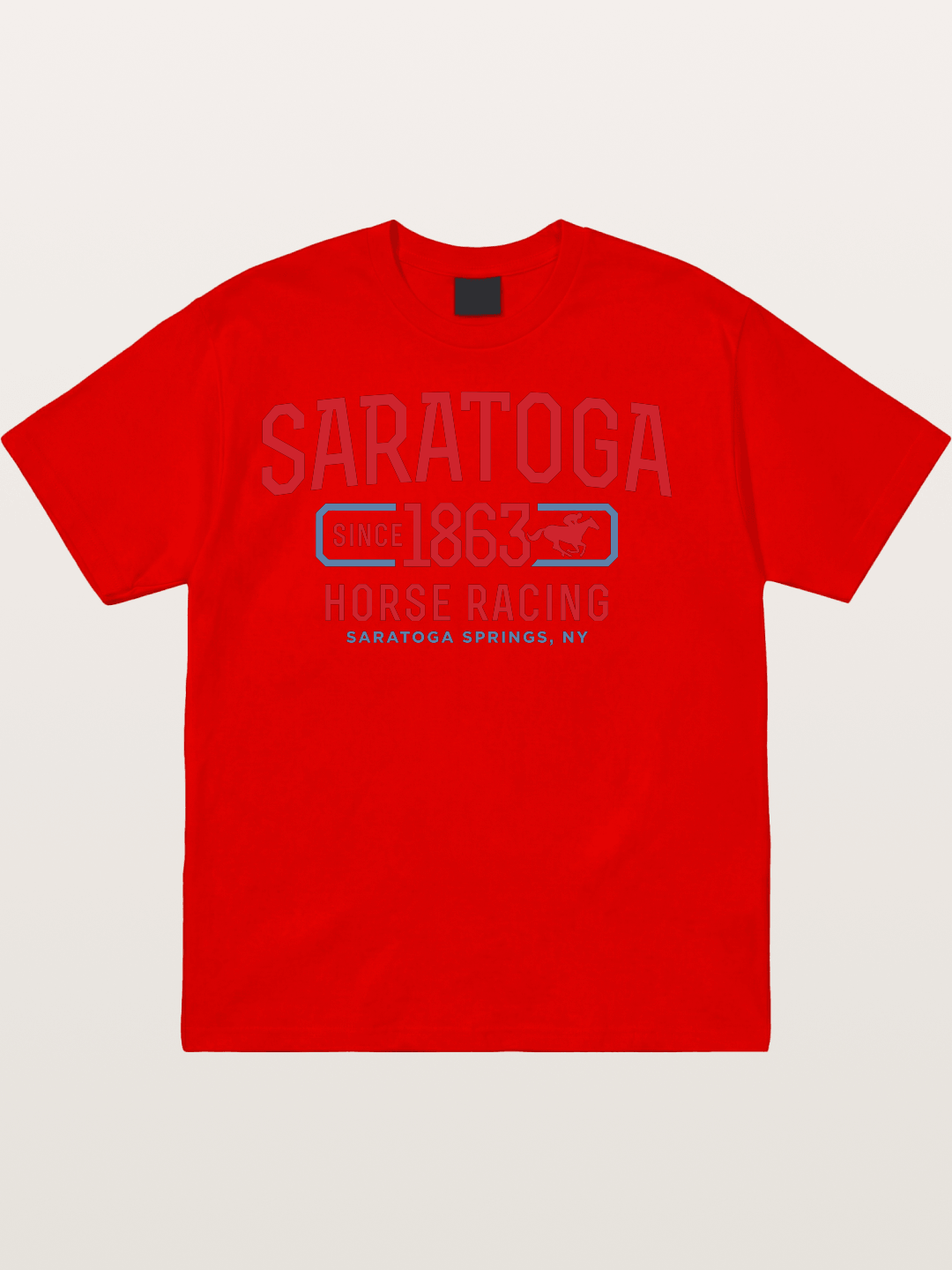 Saratoga Horse Racing Since 1863 Cotton T-shirt