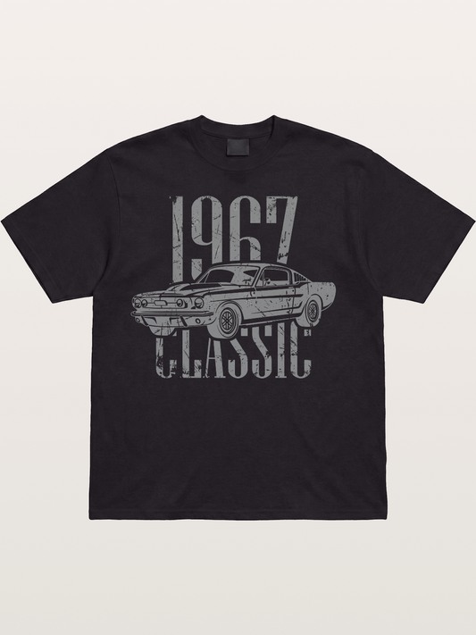 Retro Fastback Cotton T-shirt