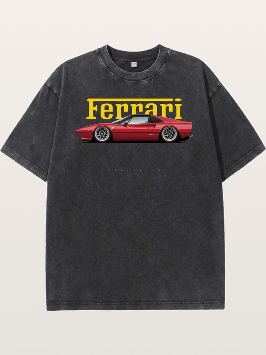 Classic Red Washed T-shirt