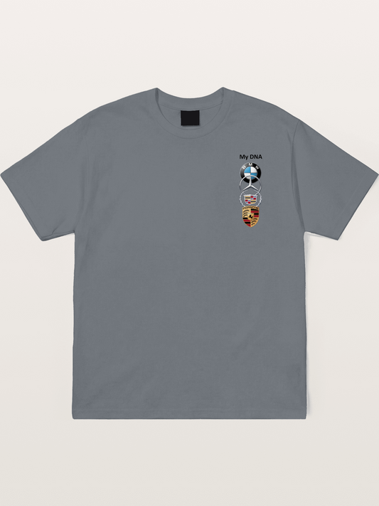 Luxury Car Logos Stack Art Cotton T-shirt