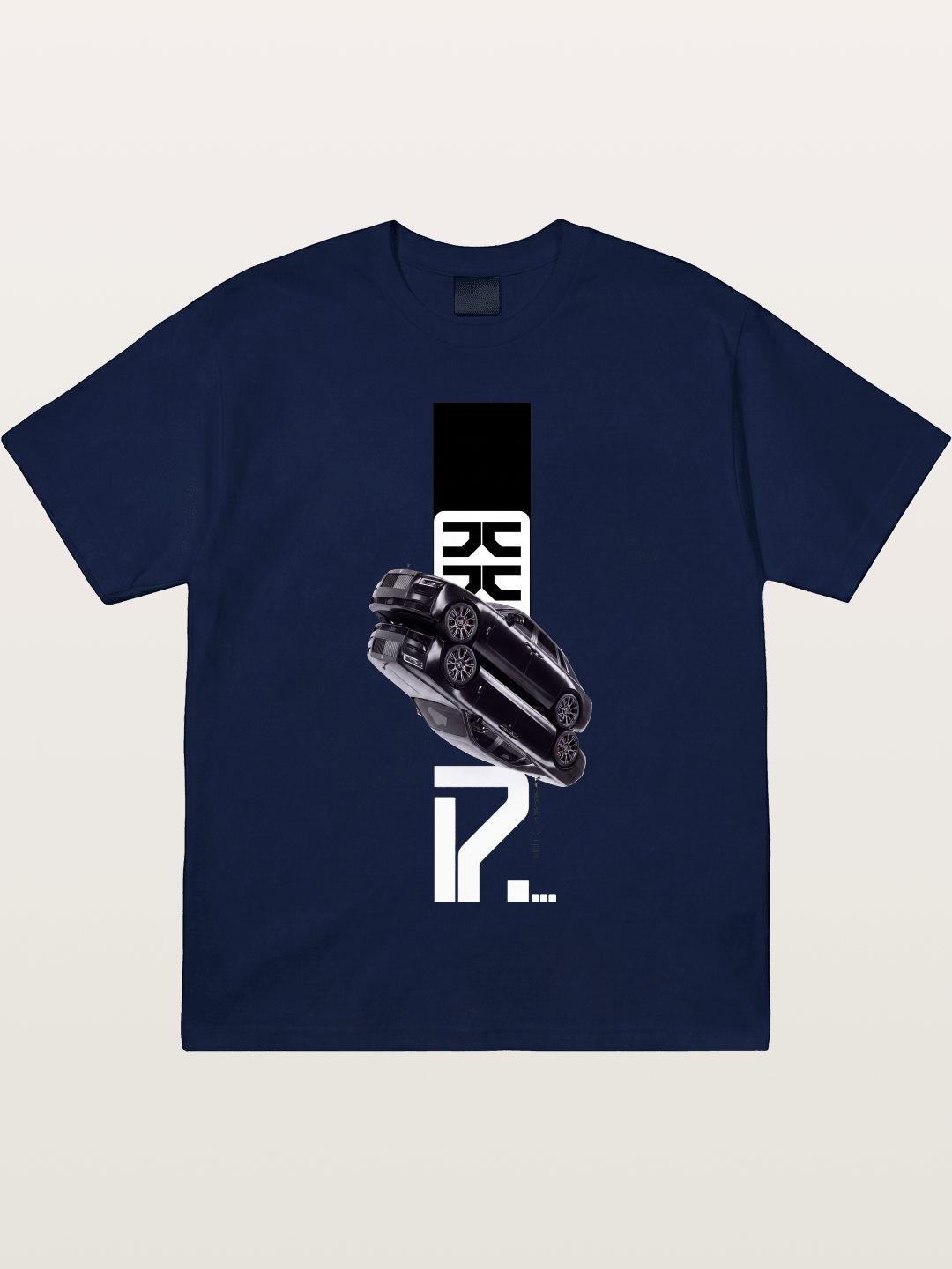 Black Rolls Royce Abstract Art Gildan T-shirt